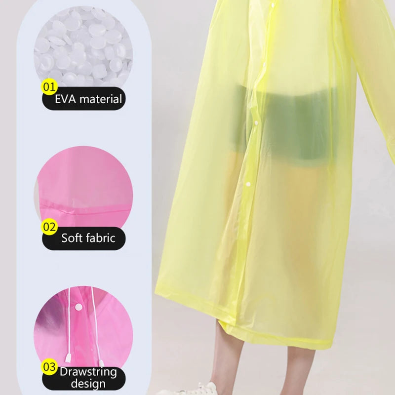 Impermeable de EVA para todas las edades | Chaqueta perfecta para exteriores