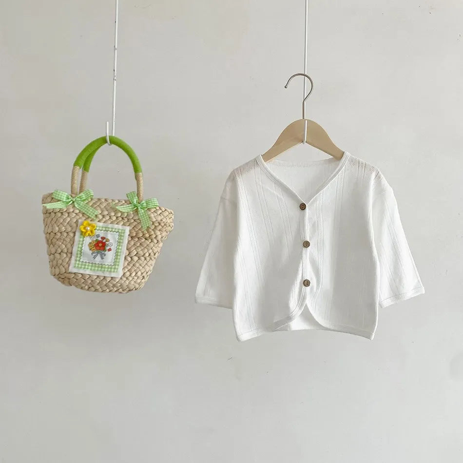 Lightweight Kids Summer Jacket | Stylish Toddler Cardigan Top