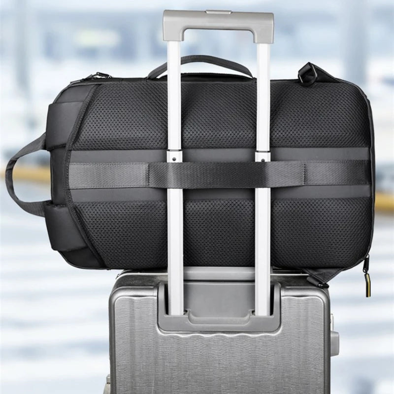Men's Large Capacity Business Commuting Laptop Backpack