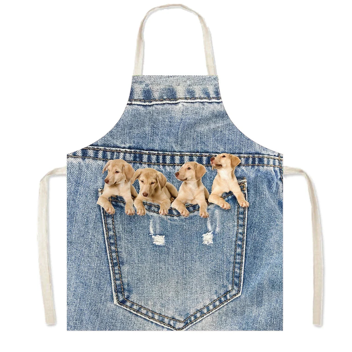 Funny Cat & Dog Apron | Unique Kitchen & Cleaning Pinafore