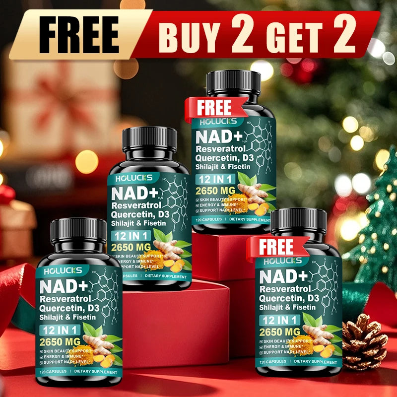 NAD+ Supplement with Resveratrol for Women | Energy & Anti-Aging