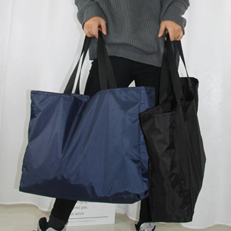 Large Capacity Reusable Zipper Grocery Totes | Washable Heavy Duty Bags