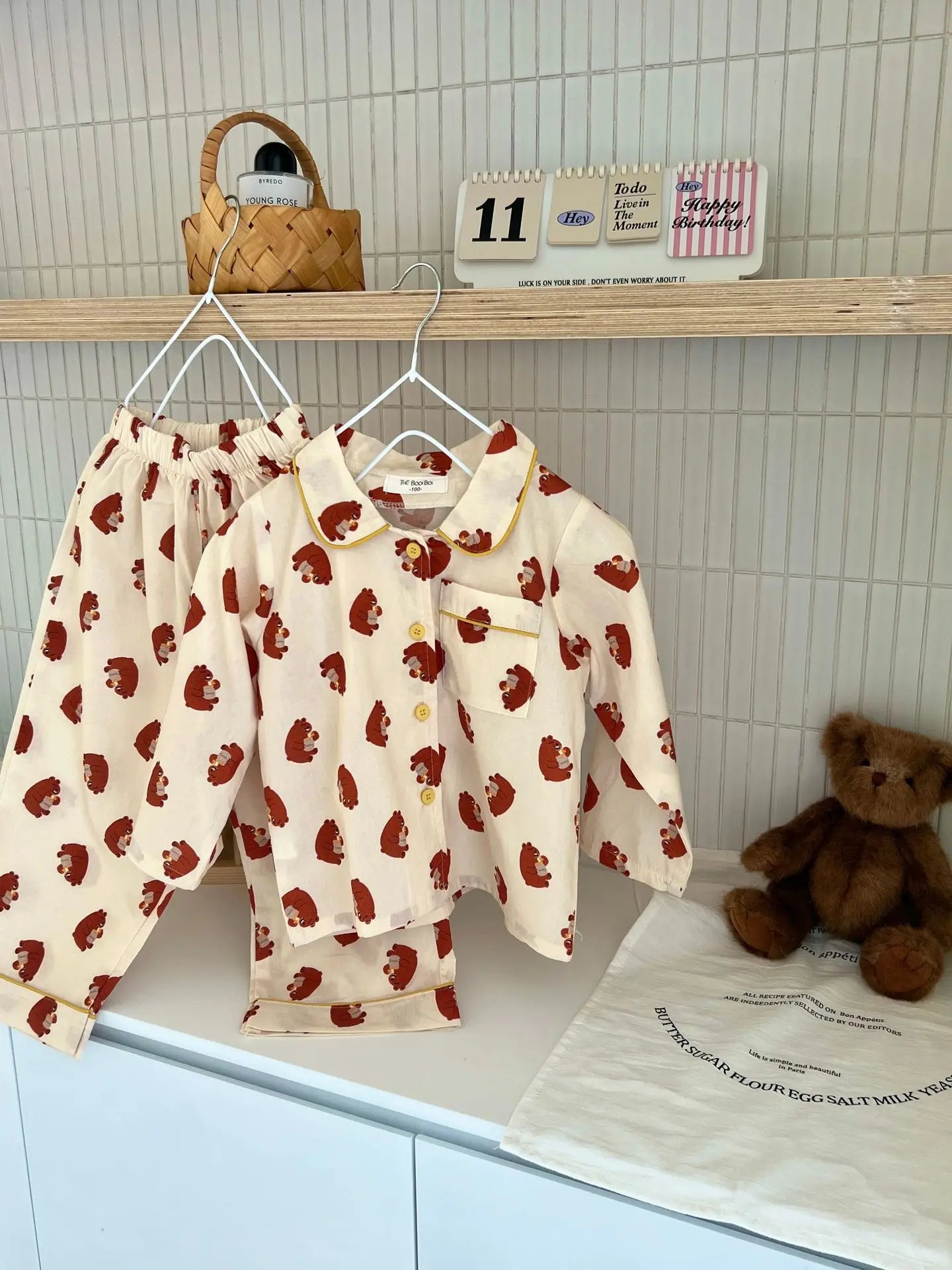 Spring Children's Cartoon Homewear Outfits | Cute Pajamas Set