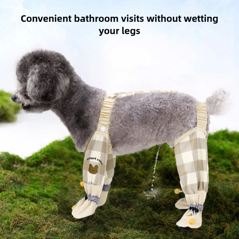 Reflective Anti-Slip Dog Jumpsuit | Dustproof Pet Pants
