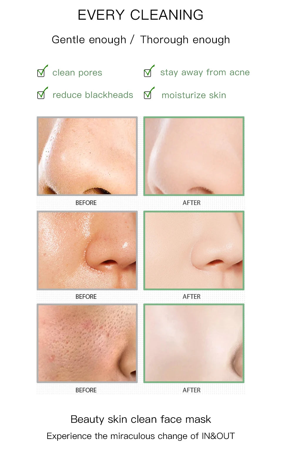 Green Tea Cleansing Stick Mask | Deep Pore Cleanser & Moisturizer