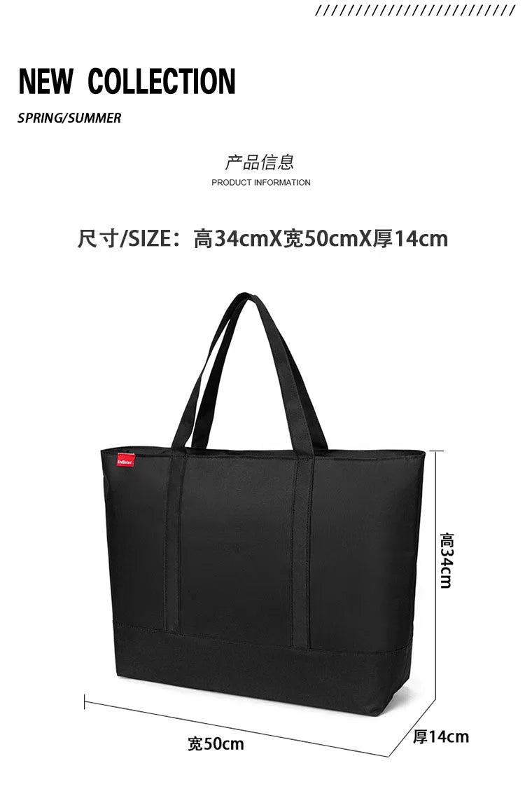 Men's Casual Oxford Tote Bag | Stylish Shoulder Handbag for Men