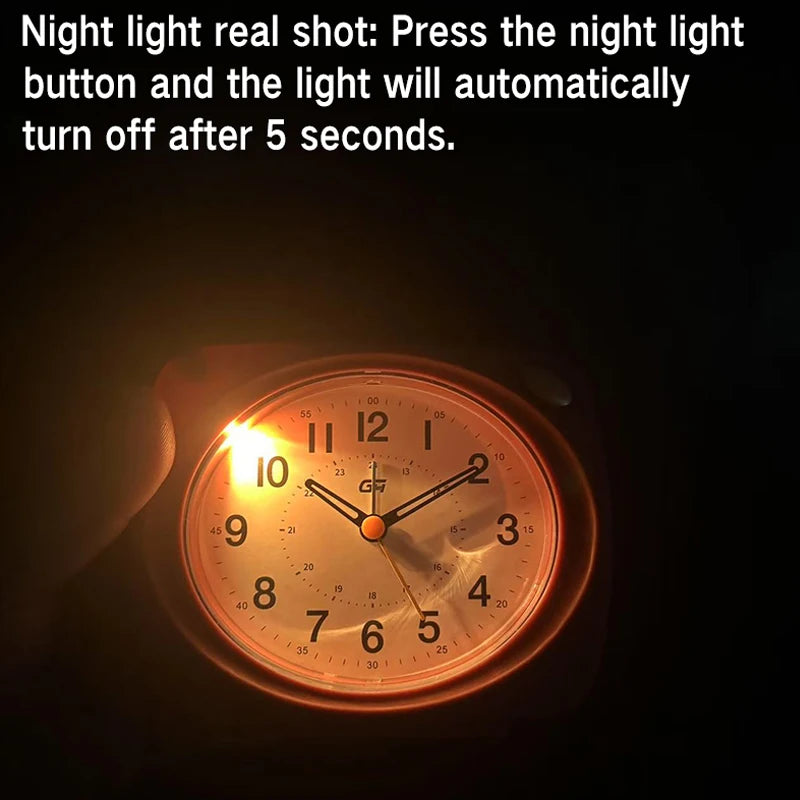 Modern Music Alarm Clock with Snooze and Night Light Function