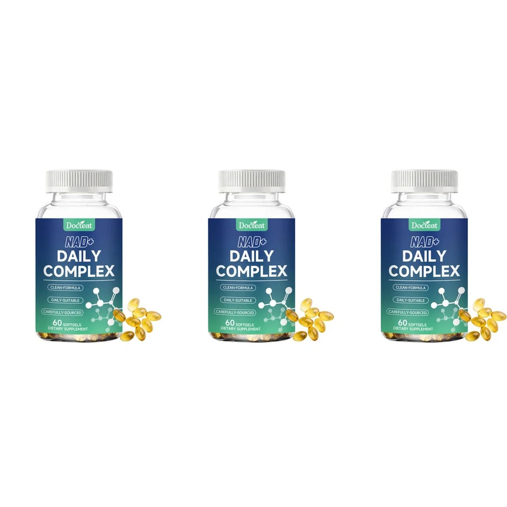 NAD+ and NAC Daily Complex Softgels | Antioxidant Energy Support