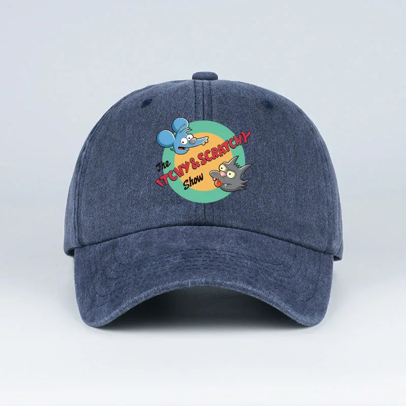 Adjustable Cartoon Baseball Cap | Unisex Fan Sun Hat