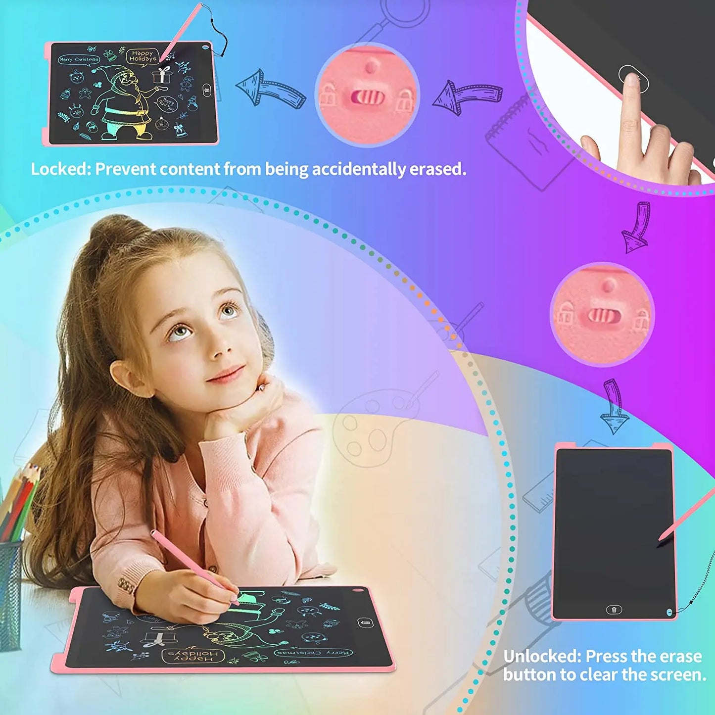 10" LCD Writing Tablet | Digital Drawing & Handwriting Tool