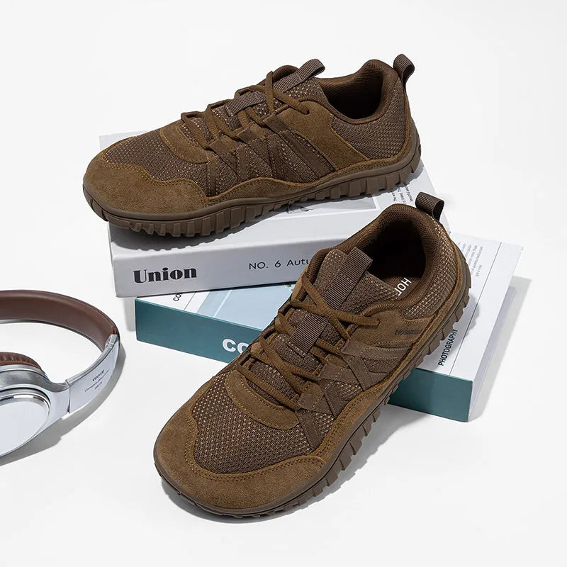Breathable Wide Toe Walking Shoes | Non-Slip Outdoor Sneakers