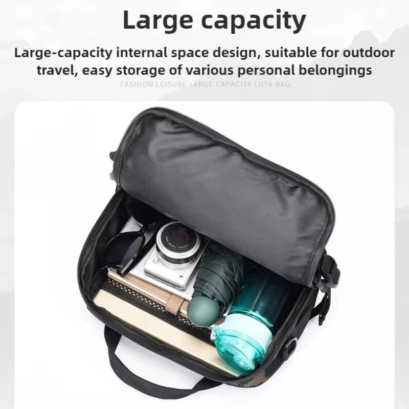 Bolso cruzado táctico para hombre | Perfecto para viajes y uso al aire libre