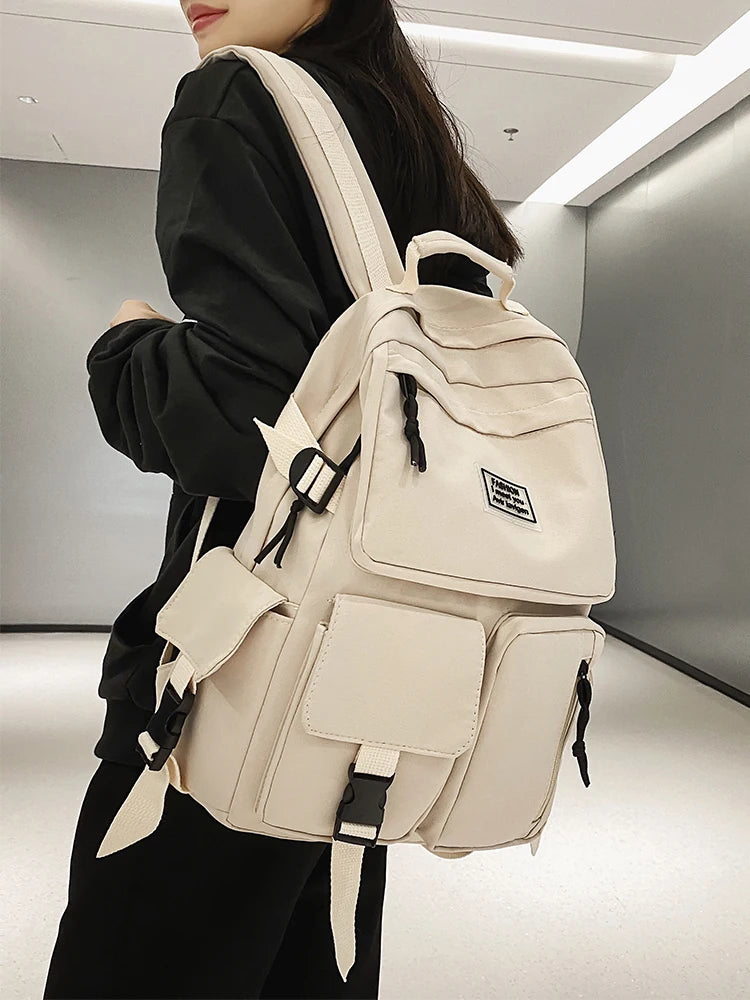 Universal Large-Capacity Nylon Computer Backpack | Stylish & Functional