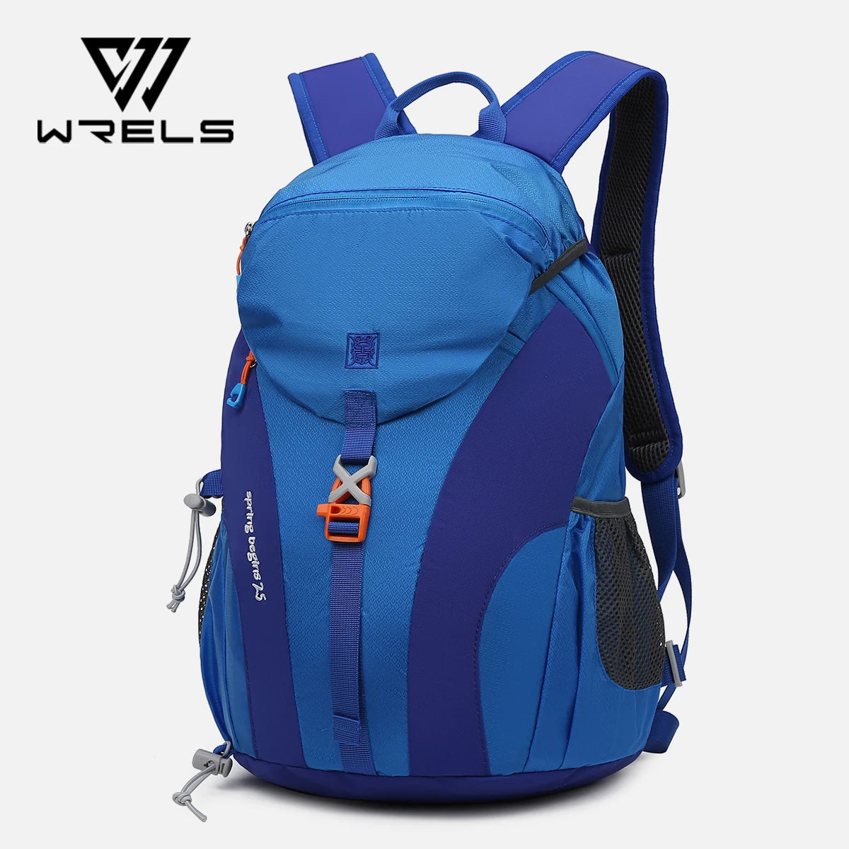 WRELS Outdoor Mountaineering Backpack Large Capacity Sports Backpack Waterproof Folding Schoolbag Ultra-light Cycling Traveling