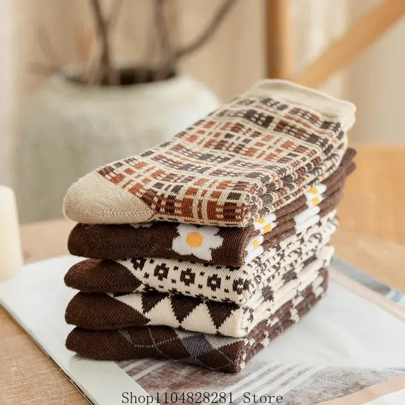 Fashionable Cotton Socks for Autumn & Winter | Warm & Cozy Style