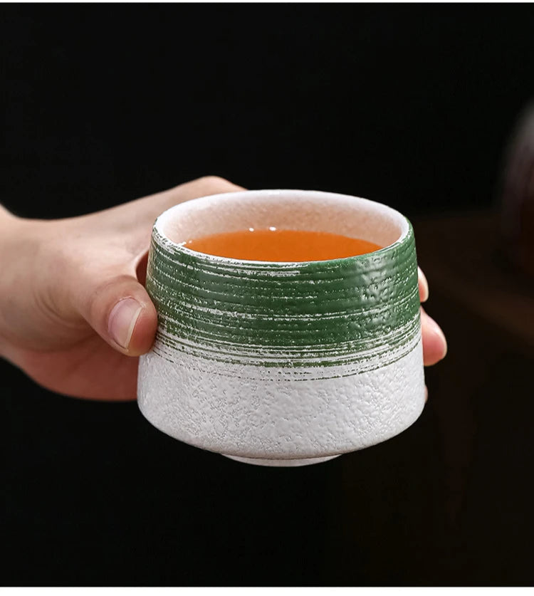 Tazas de café vintage de cerámica estilo japonés | Vajilla elegante