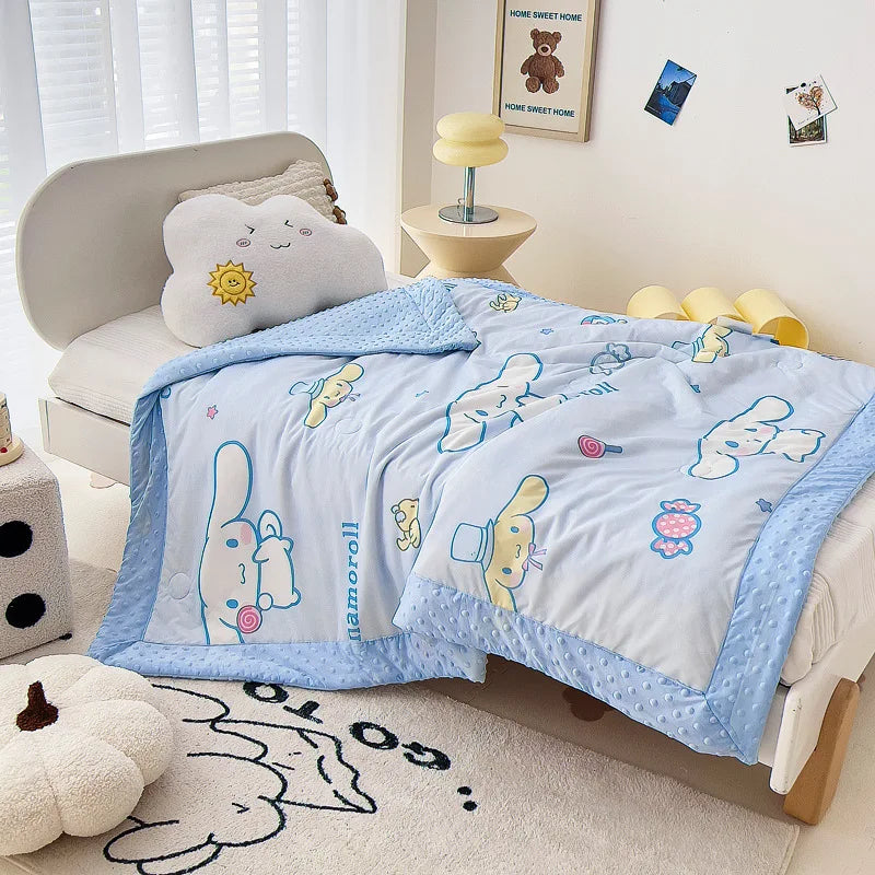 Cartoon Summer Quilt for Kids | Cooling Sensation Blanket