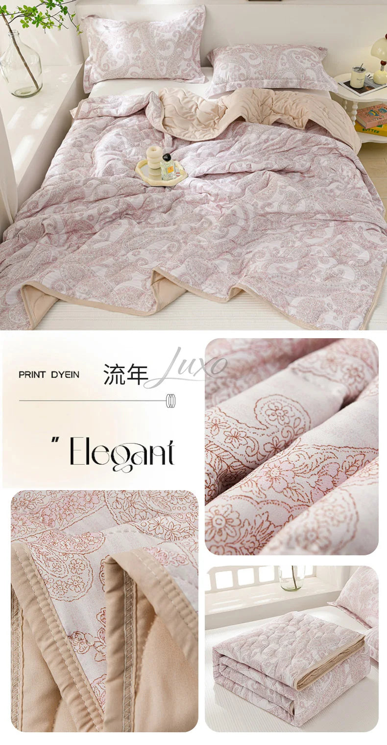 Lightweight Breathable Cooling Summer Quilt | Soft Duvet Comforter