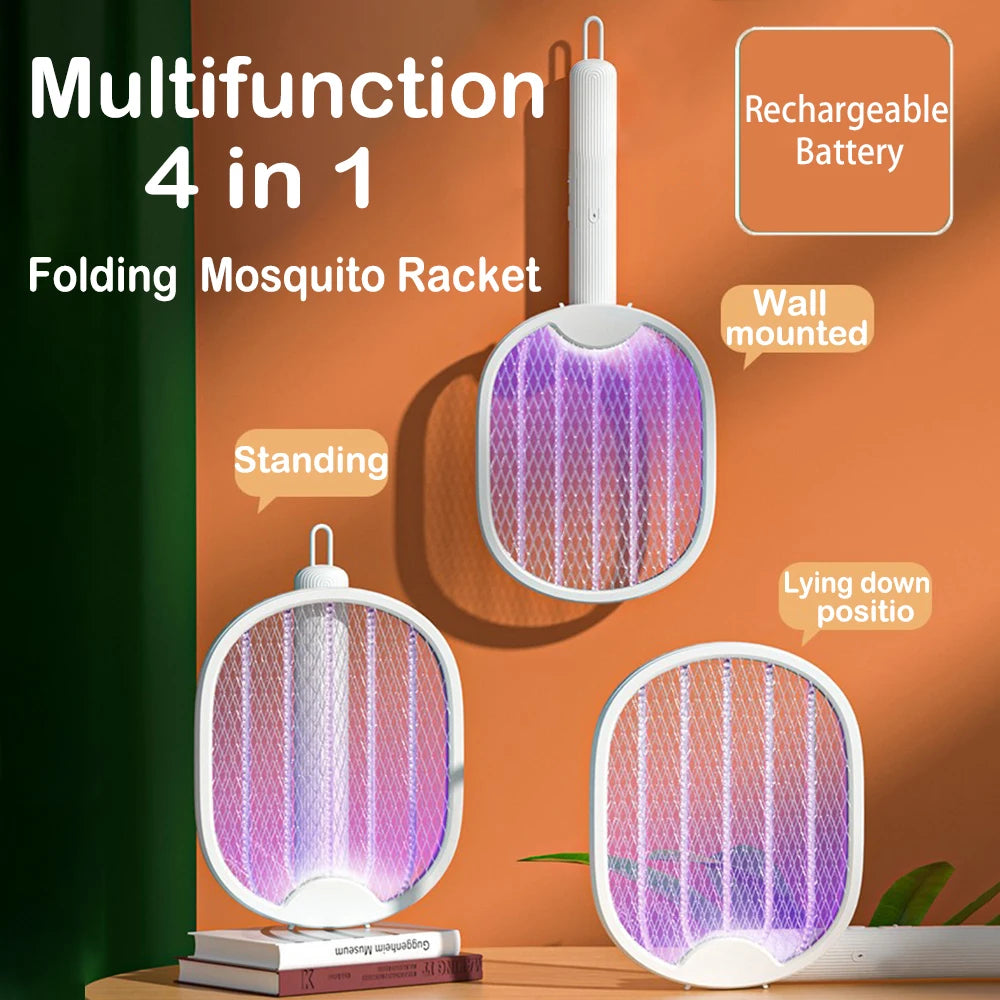 Foldable Electric Mosquito Killer | USB Rechargeable Bug Zapper