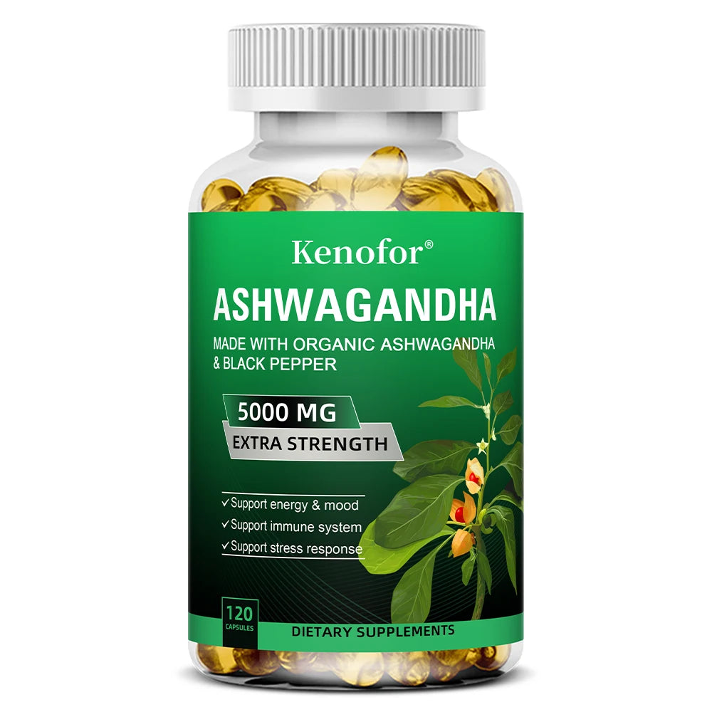 Organic Ashwagandha Extract Capsules | Stress & Energy Support