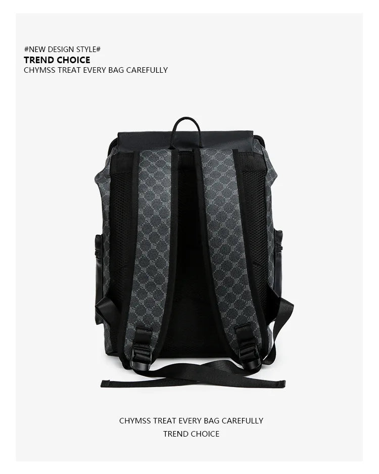 Stylish PU Leather Shark-Inspired Backpack for Students & Travelers