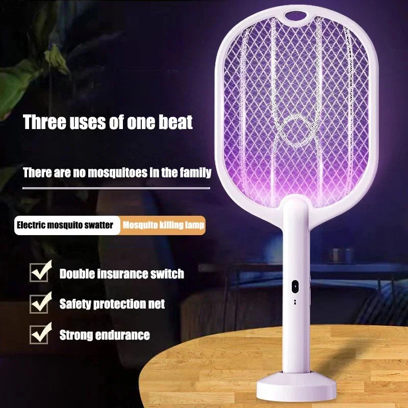 3000V Electric Mosquito Swatter with USB Charging | Pest Control