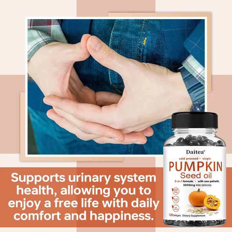 Pumpkin Seed Oil & Saw Palmetto Extract | Men's Health Support
