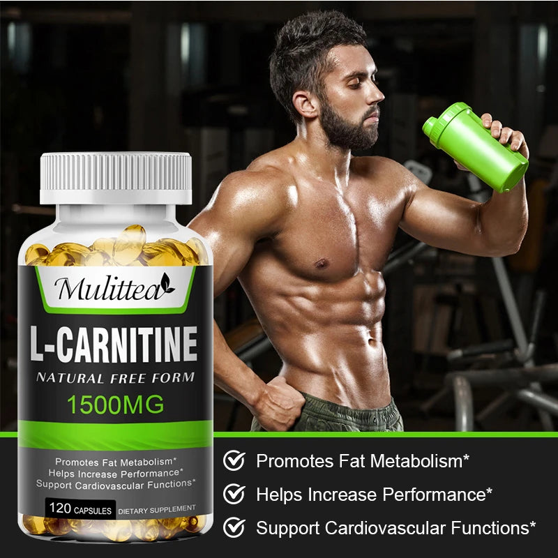 L-Carnitine Capsules for Fat Burning & Enhanced Focus