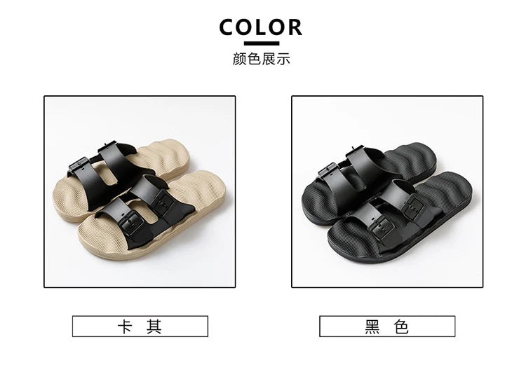 Comfortable Adjustable Men's Summer Slippers | Lightweight Beach Sandals