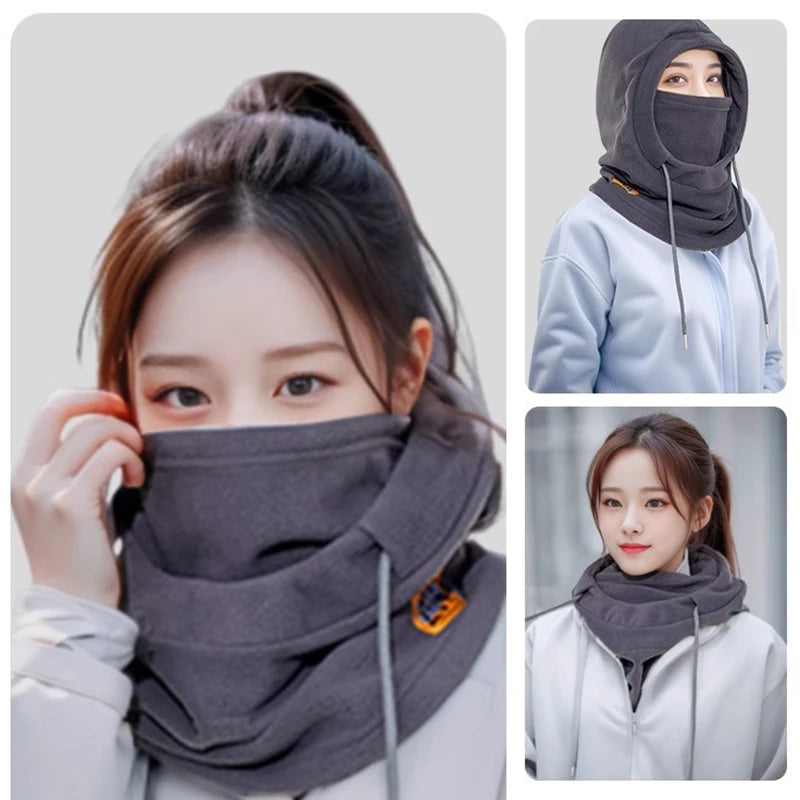 Unisex 4-in-1 Fleece Balaclava Winter Hat | All-Weather Protection