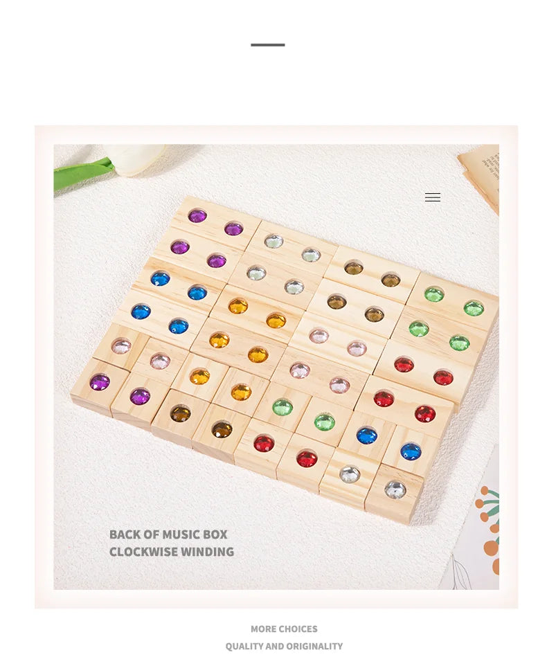 Colorful Kids Wooden Stacking Blocks | Educational Creative Toy