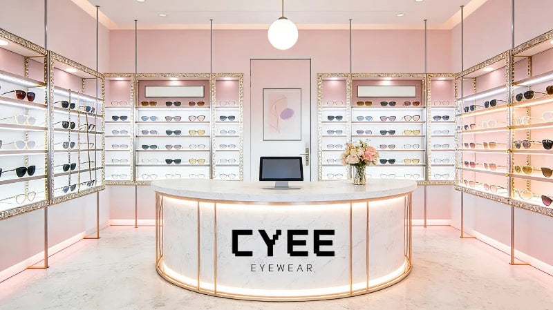 Customizable Cat Eye Anti Blue Ray Reading Glasses for Women