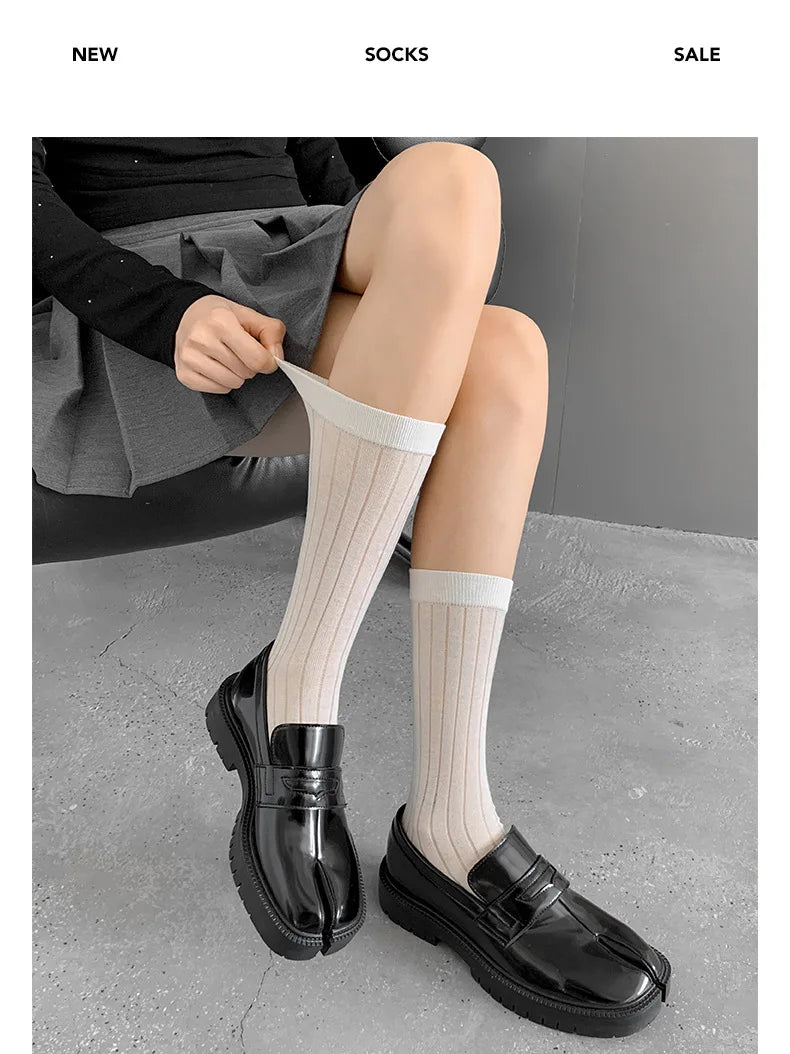 Stylish Cotton Tabi Socks for Women | Comfortable Two-Toed Socks