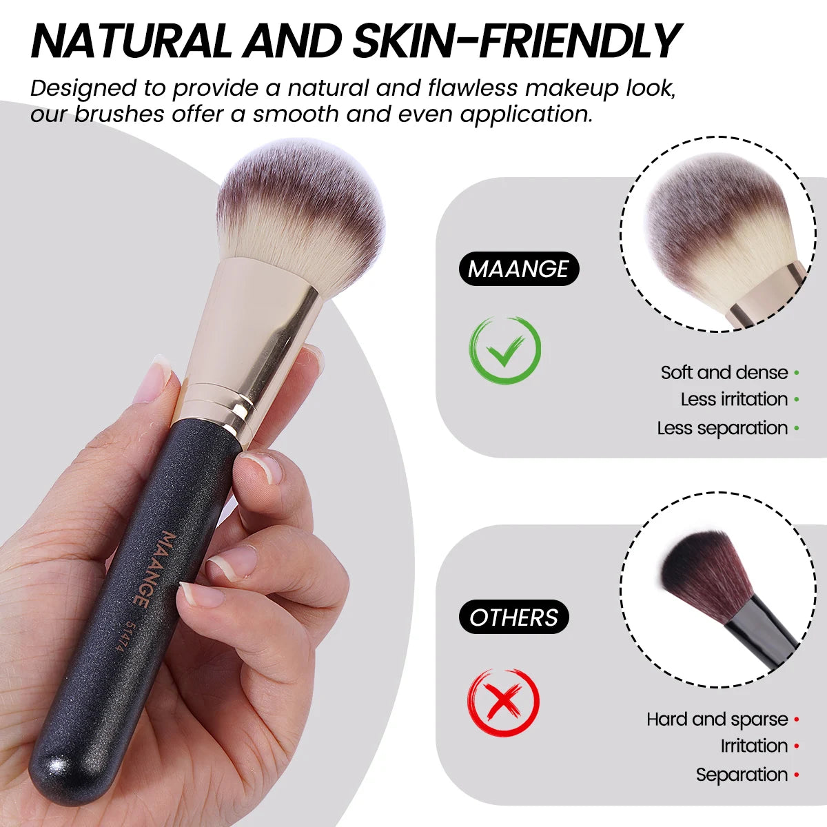 7-Piece Makeup Brush Set | Soft & Durable Beauty Tools