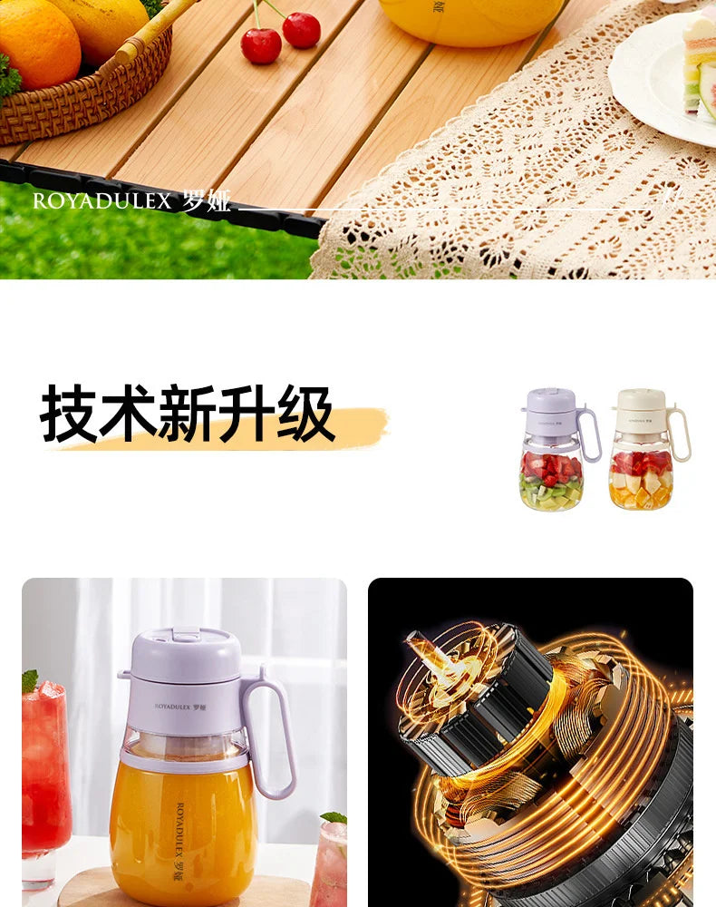 Multi-Function Portable Electric Juicer | 12 Blade Knife Juicer