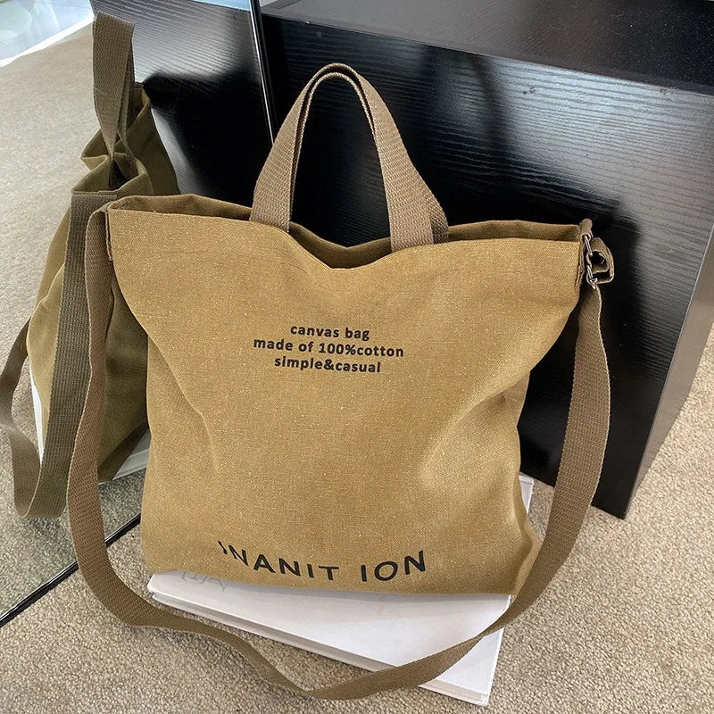 Trendy Urban Canvas Messenger Bags for Men & Women | Large Capacity