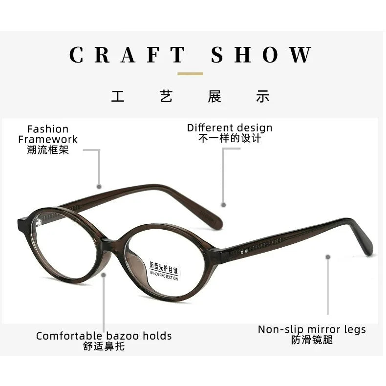 Oversize Round Reading Glasses | Anti Blue Light Eyewear 2026