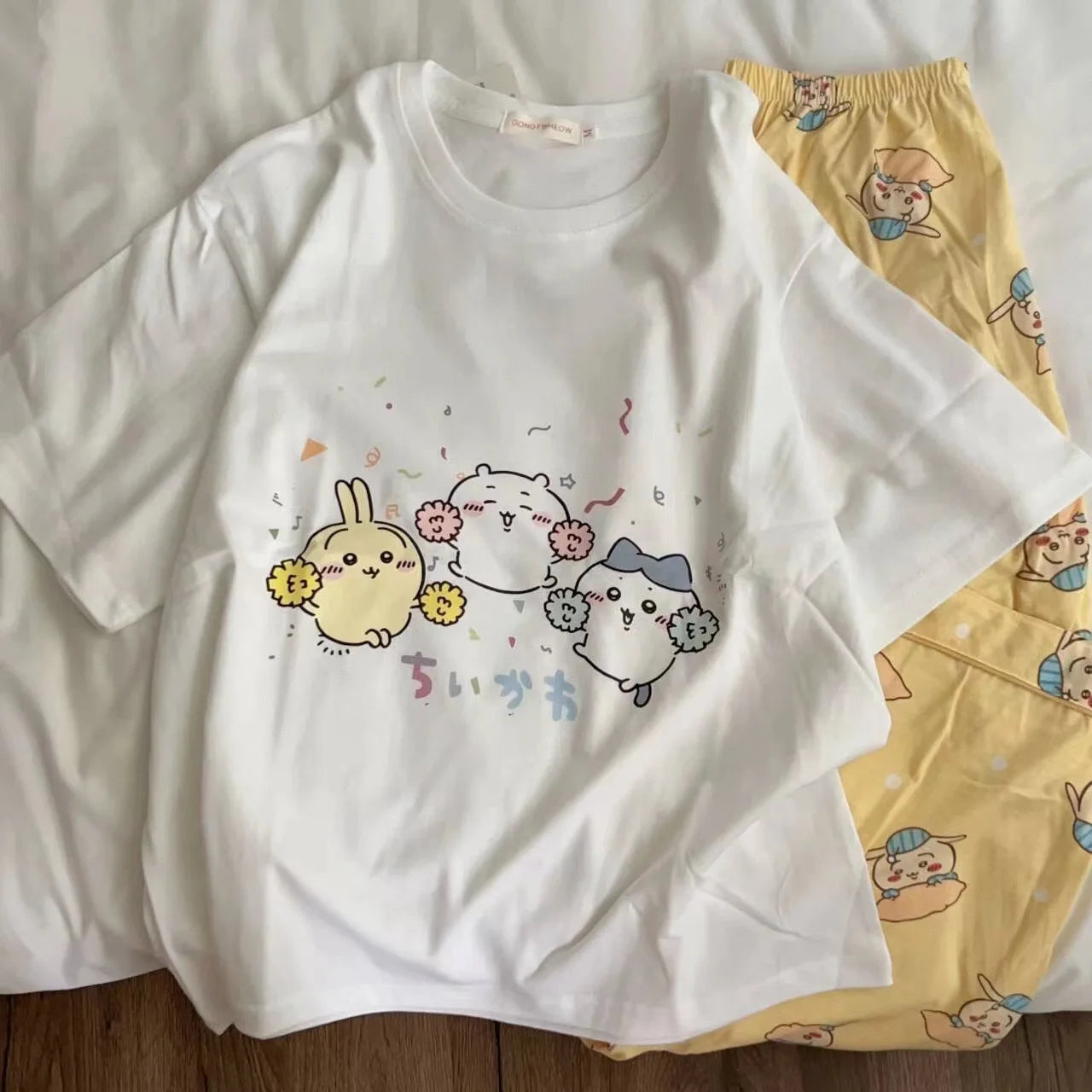 Cute Cartoon Pattern Summer Pajamas for Relaxed Comfort