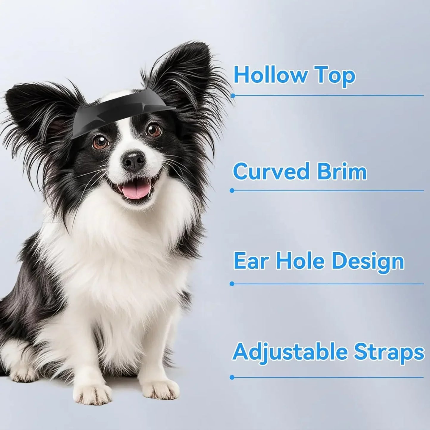 Stylish Dog Motorcycle Sun Hat | Adjustable Doggy Visor