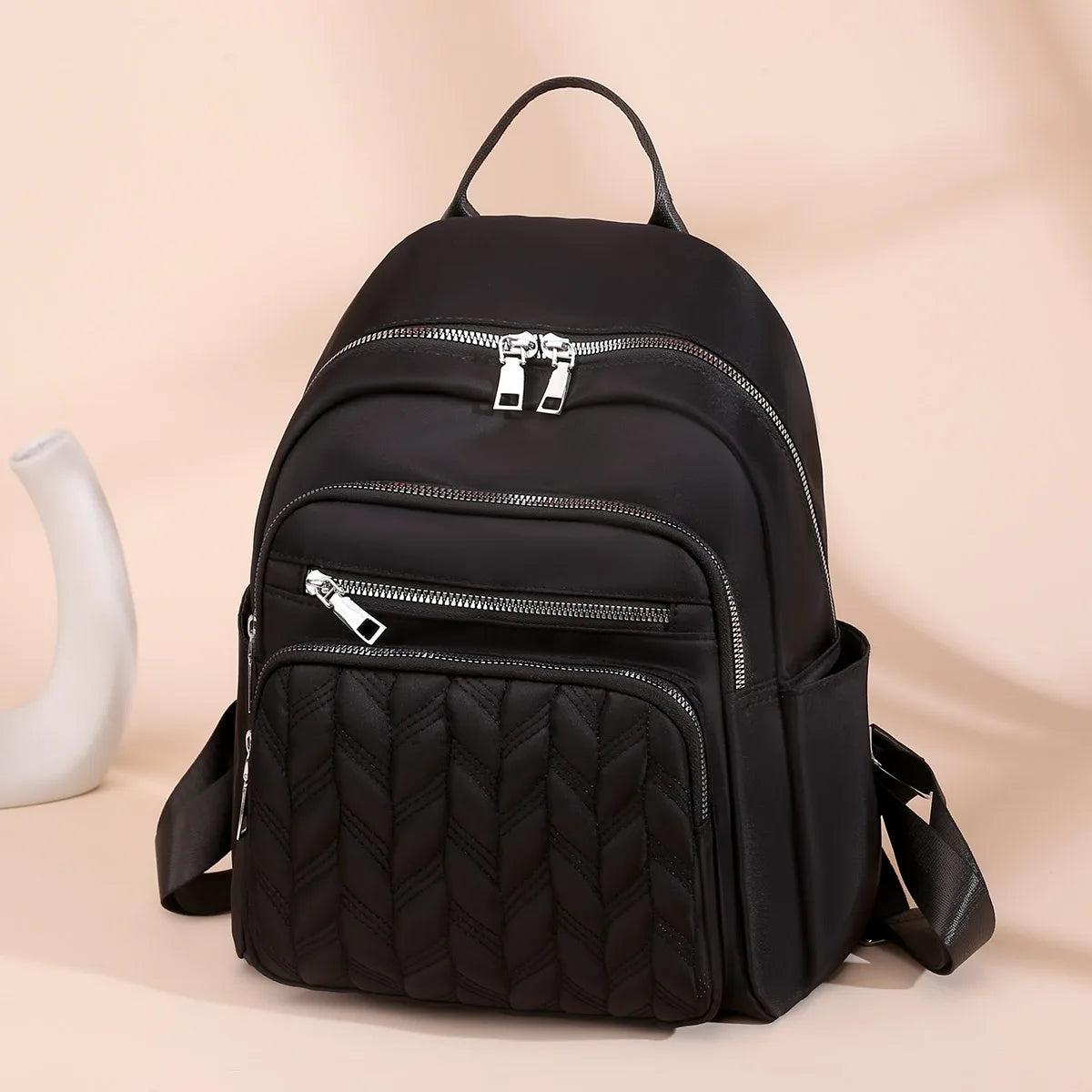 Casual Waterproof Women's Backpack | Large Capacity Oxford Rucksack
