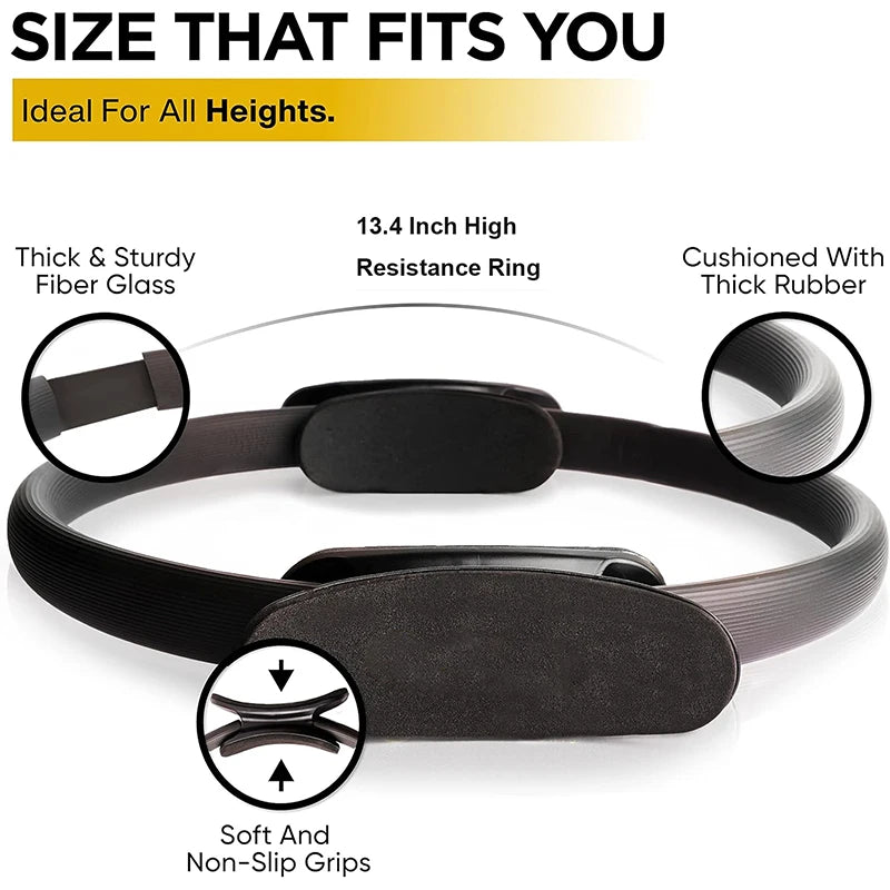 Pilates Fitness Ring for Strength & Flexibility | Home Workout Tool