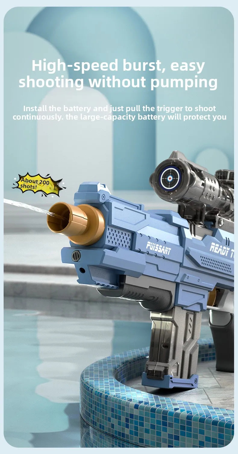 Electric High-Pressure Water Gun | Fun Water Play for All Ages