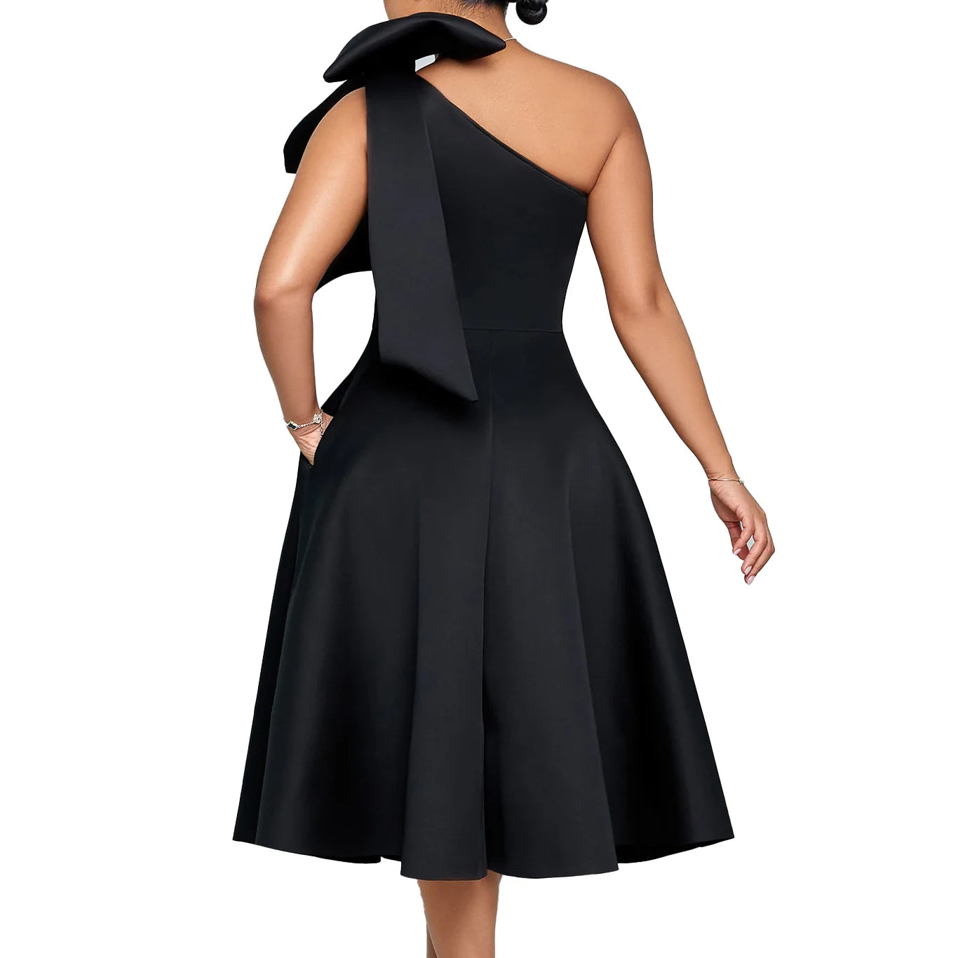Elegant One Shoulder Dress for Women | Luxurious Summer Fashion