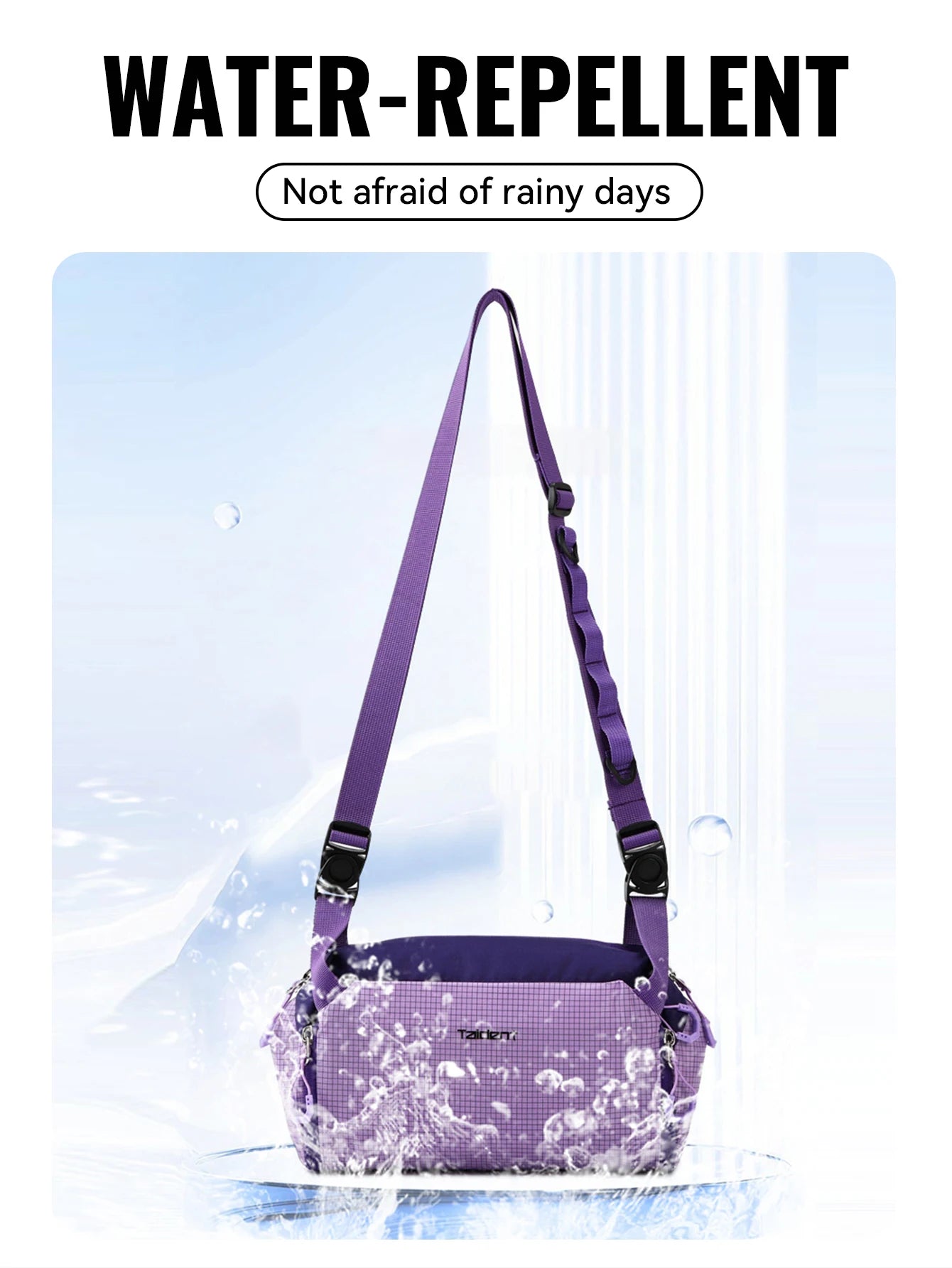 WRELS Unisex Large Capacity Sports Waist Bag Outdoor Hiking Waterproof Single-Shoulder Bag Large Capacity Sports Chest Bag