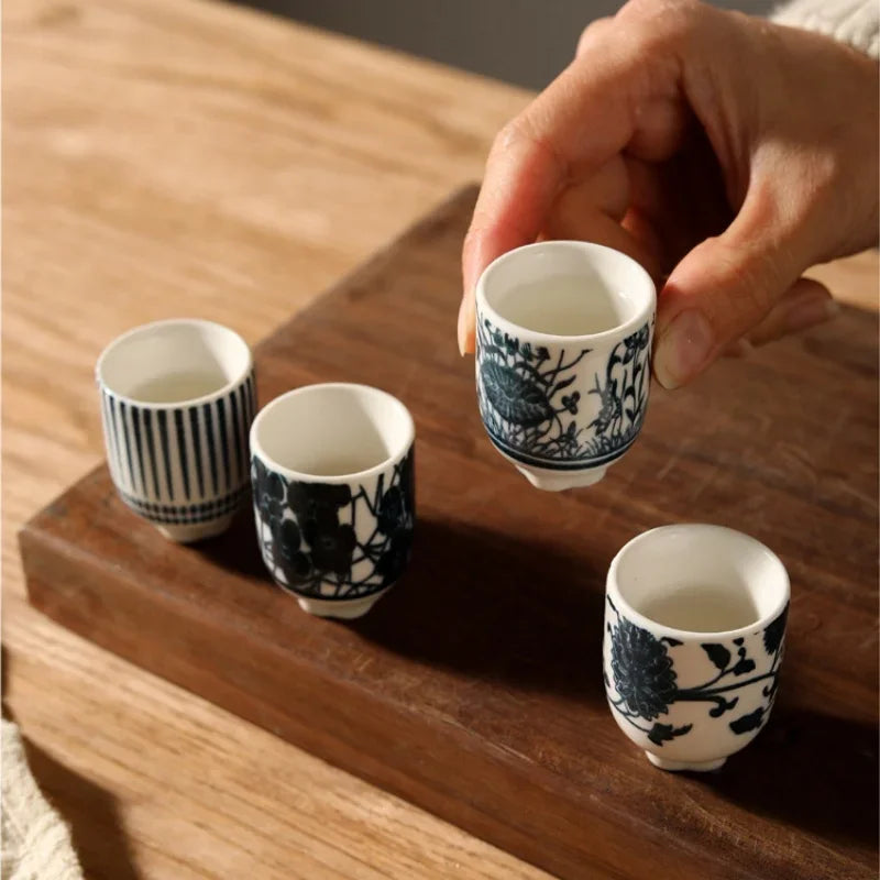 Creative Ceramic Sake Cup Set | Perfect for Tasting and Gifting