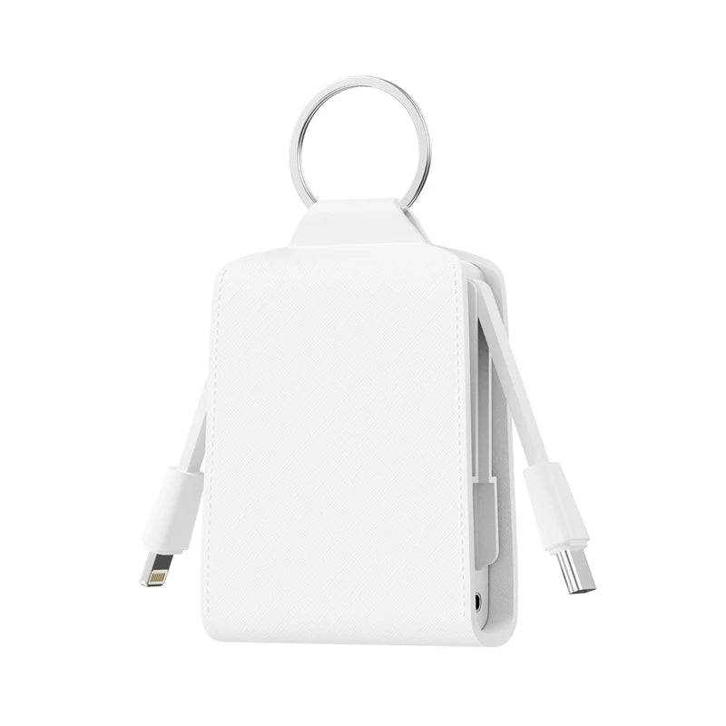 2000mAh Mini Keychain Power Bank | Portable Charger for All Devices