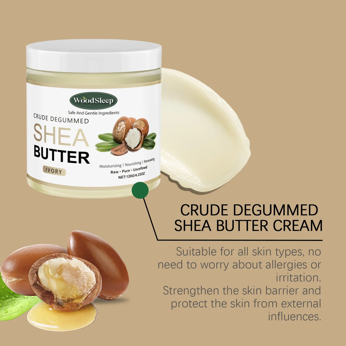 Shea Butter Body Cream | Deep Hydration & Dry Skin Relief