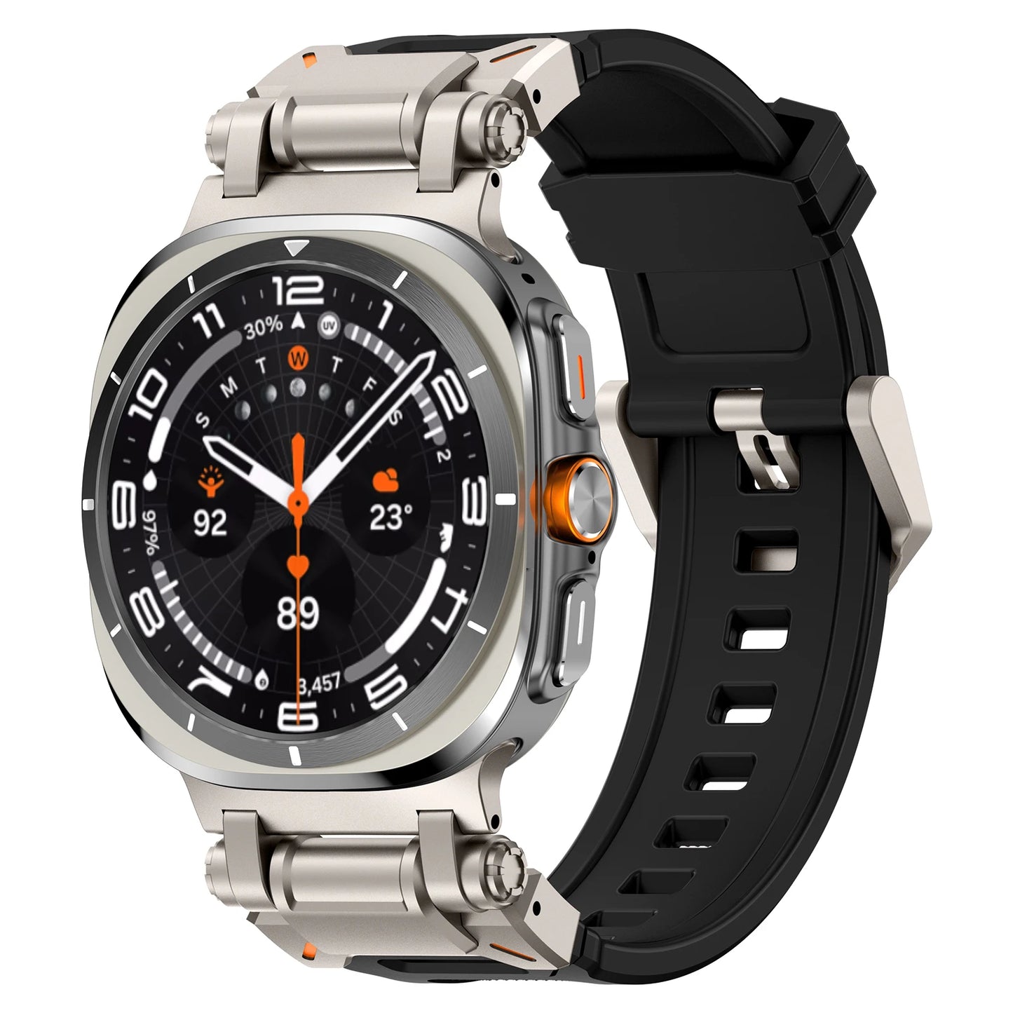 Luxury Rubber Strap for Galaxy Watches | Sporty & Comfortable Band