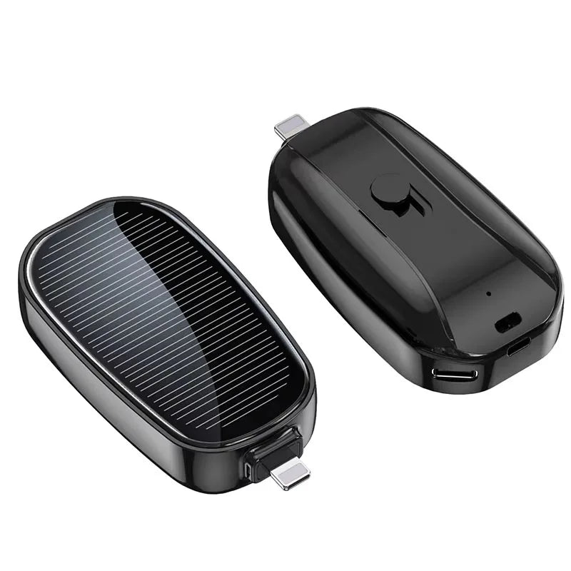 Portable Solar Power Bank 1200mAh | Fast Charging External Battery