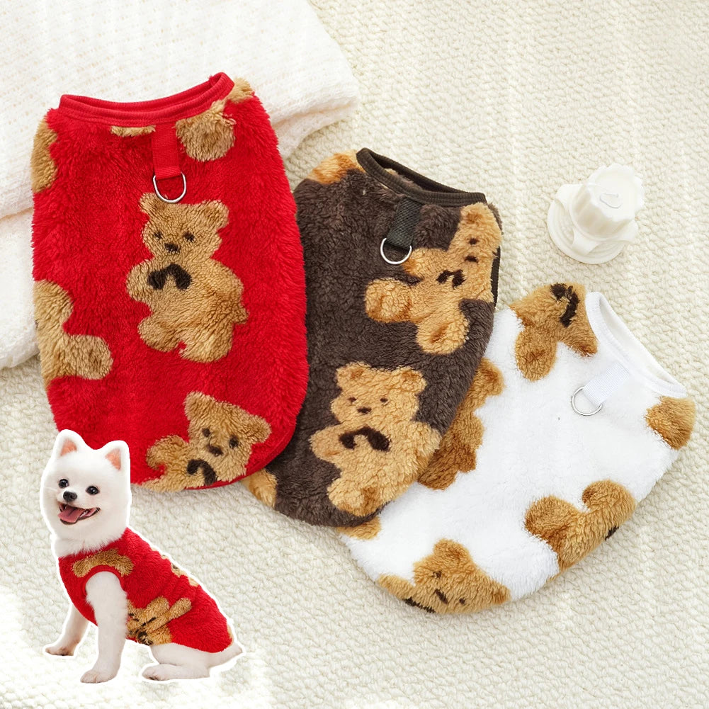 Cozy Pet Flannel Coat | Stylish & Warm Winter Clothing